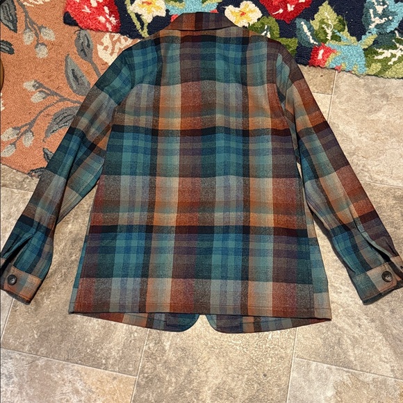 Pendleton Plaid Virgin Wool Jacket - Picture 3 of 7